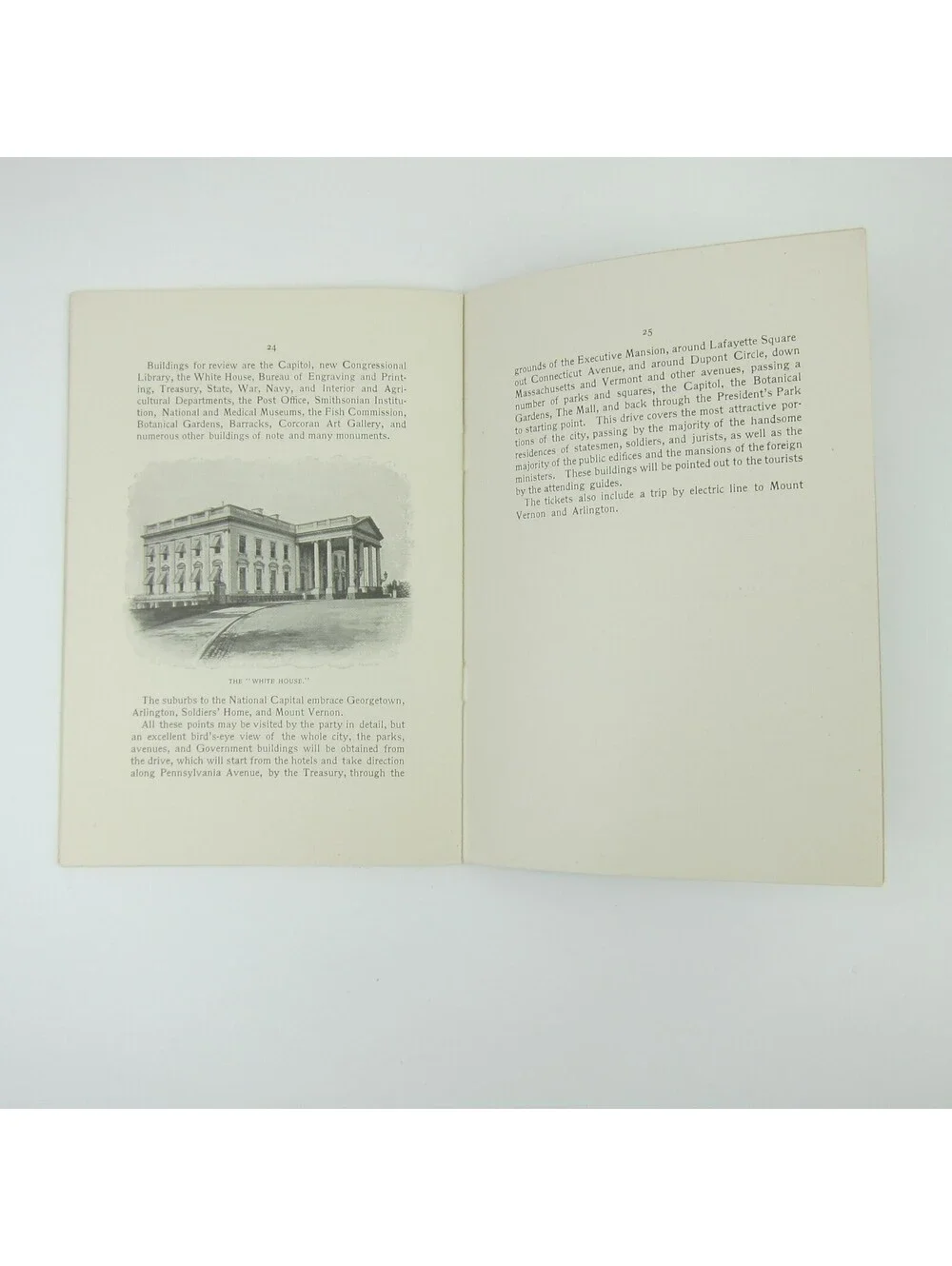 Pennsylvania Railroad Tour Booklet South Gettysburg Luray Richmond Antique 1900